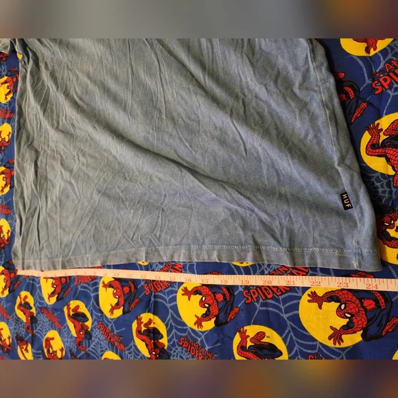 HUF Men's Blue Graphic T-Shirt XL - Picture 4 of 8